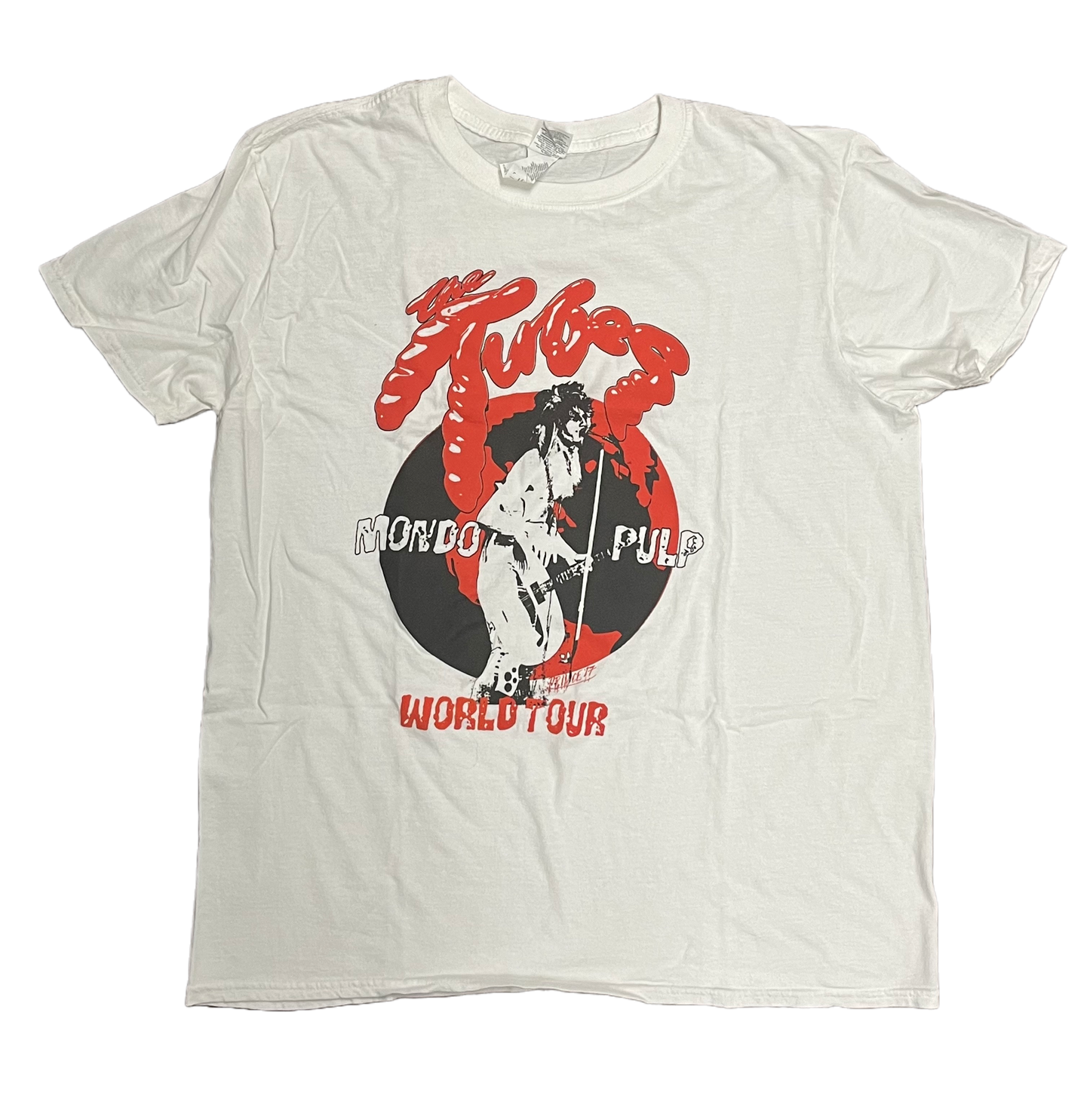 The Tubes White Mondo Pulp Tour Tee - L