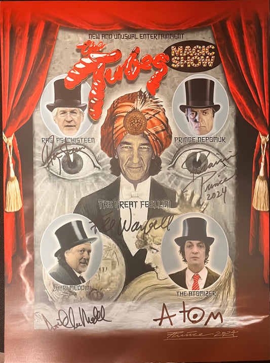 The Tubes Magic Show SIGNED Poster
